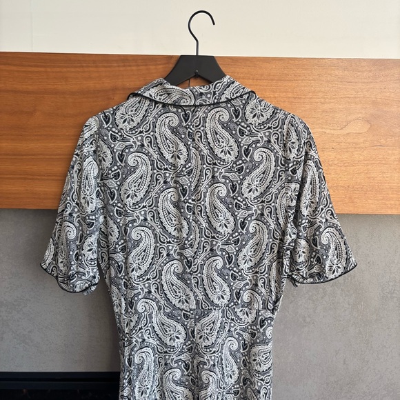 Officine Générale Paisley Benedicte Silk Dress, Size L - Picture 15 of 16